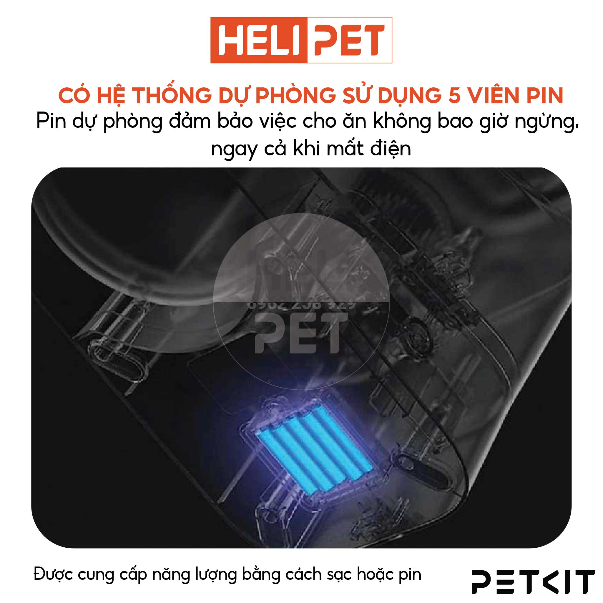 Máy Ăn, Máy Nhả Hạt Cho Mèo Có Camera PETKIT Element Solo Yumshare Dung Tích 3 Lít - HeLiPet
