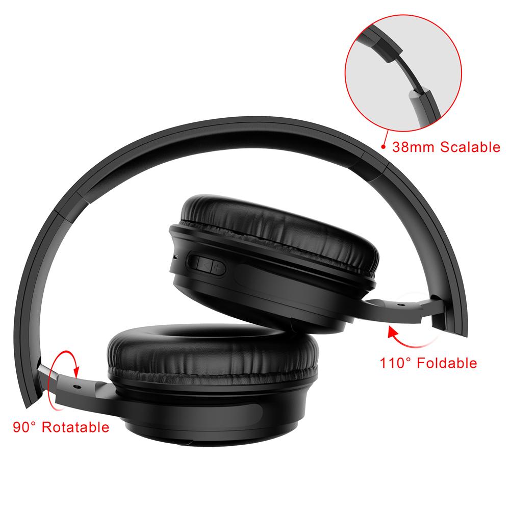 H1 Pro Tai Nghe Có Thể Gập Lại HiFi Stereo Tai Nghe Gaming Chụp Tai Với Micphone Cho Di Động XiaoMi Iphone Máy Tính Bảng Hỗ Trợ Thẻ TF