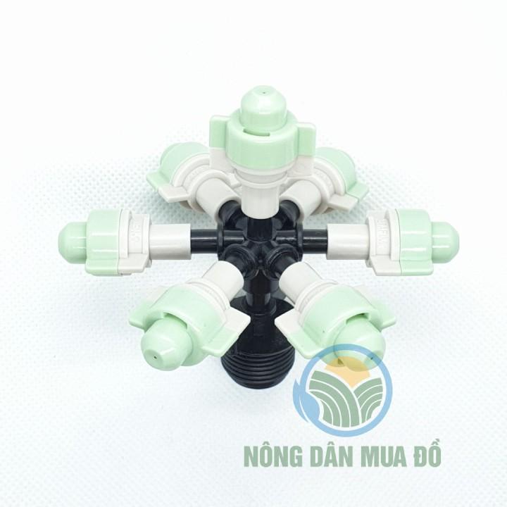 Combo 10 Béc phun sương 7 hướng ISRAEL kèm chân ren 21- tưới lan, cây cảnh , sân vườn