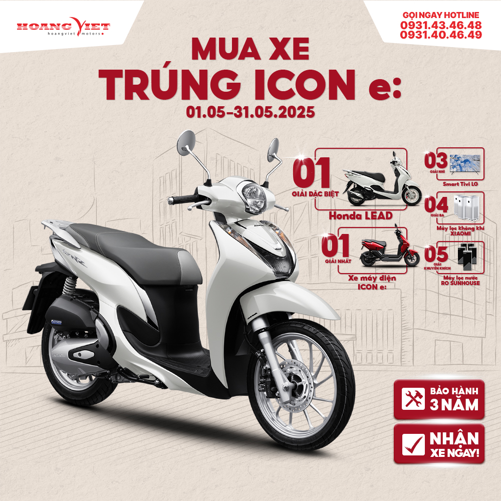 Xe Máy Honda SH Mode 2024 - Phiên Bản Tiêu Chuẩn