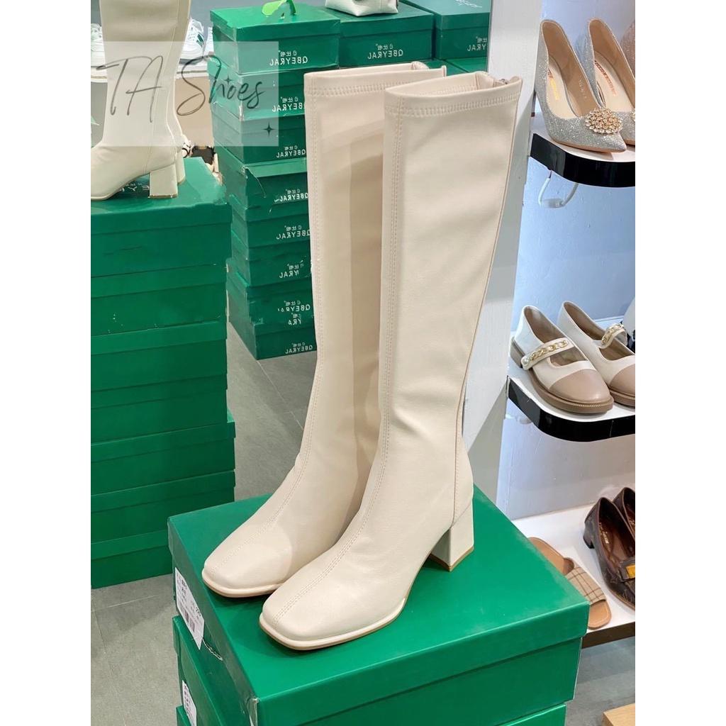 Bốt đùi cao cổ nữ QB 6p,Boot da mềm mỏng nên ôm chân nhìn thon dã man nhé, lót lông ấm hàng sịn loại 1 fullbox B5