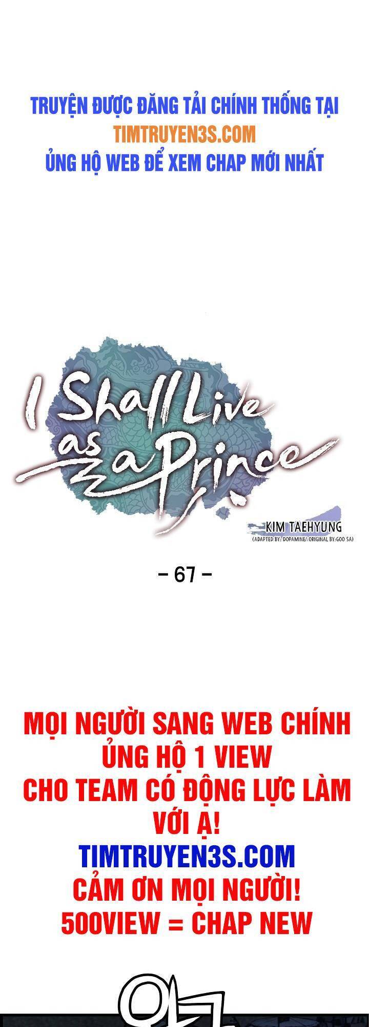 tôi sẽ sống như một hoàng tử chapter 67 3