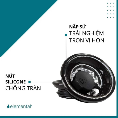 LY GIỮ NHIỆT ELEMENTAL ARTISAN MÀU HOA VĂN