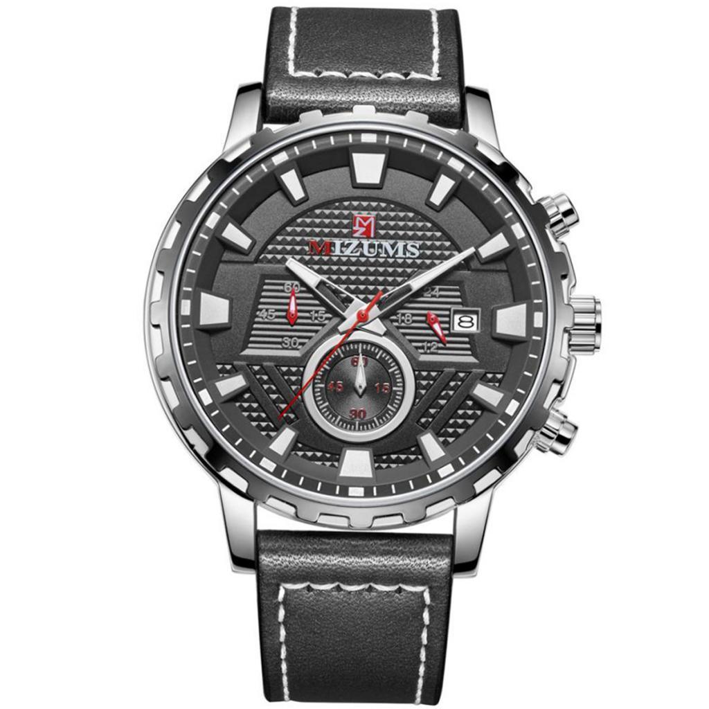 Mens Sports Business  Watch Chronograph Wristwatch