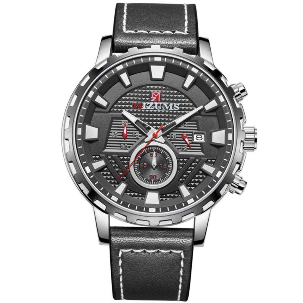 Mens Sports Business Watch Chronograph Wristwatch