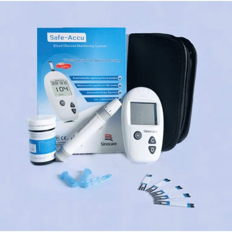 Bộ Máy Đo ĐườngHuyết Safe Accu Cao Cấp – Đo Chính Xác, Dễ Dùng, Có Que Đo Và Kim Thử . van  vòi nước