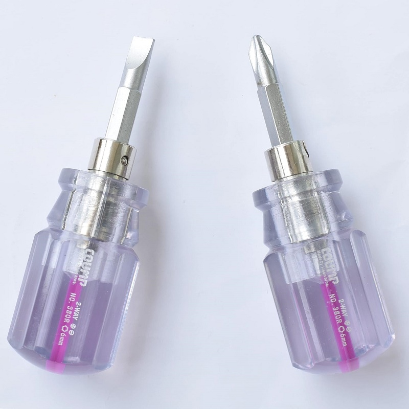 Tua nơ vít ngắn đảo đầu Echo Metal 6,5cm - Hàng Nội Địa Nhật Bản
