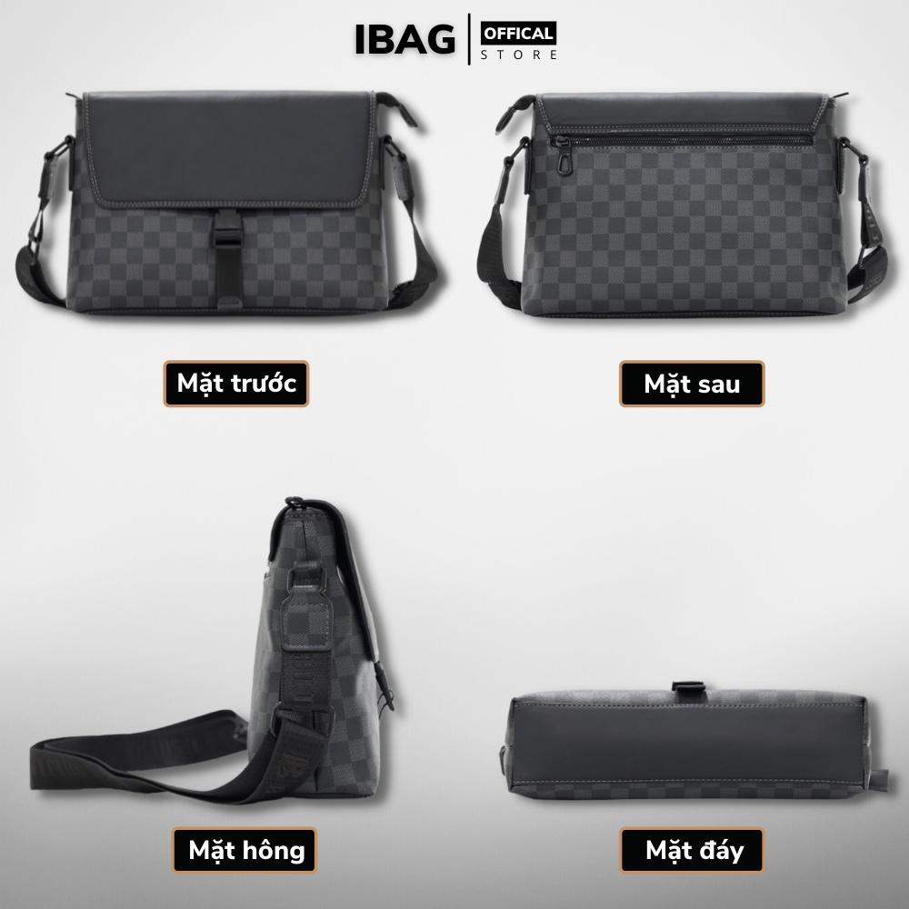 Túi đeo chéo nam nữ unisex ,Da Pu cao cấp kẻ caro,KT :31x23x8 cm,Chống thấm nước -Kiểu dáng trẻ trung, cá tính -