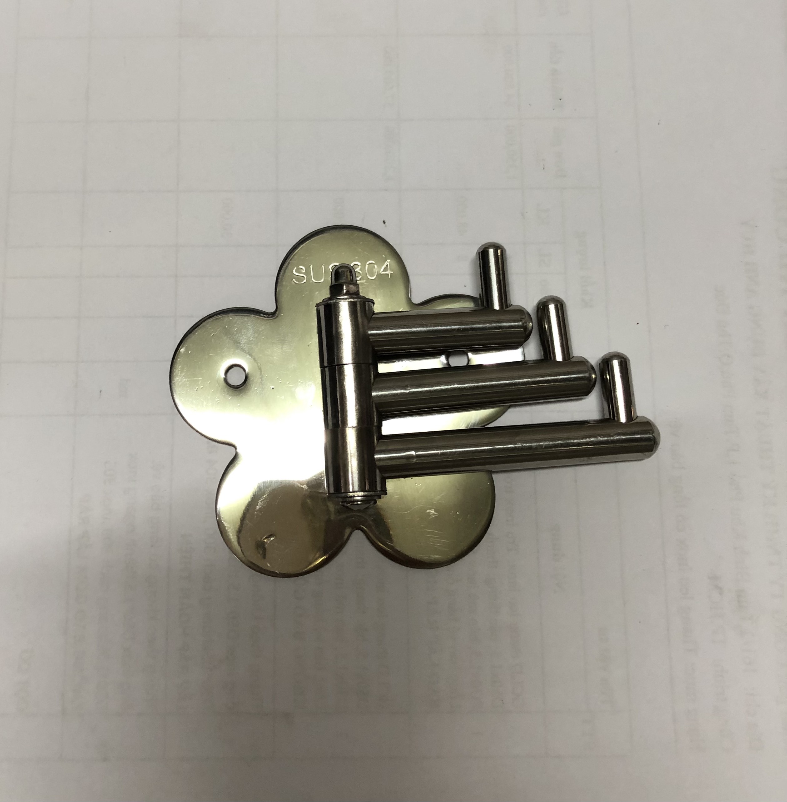 Móc Áo Ba Chia Inox 304