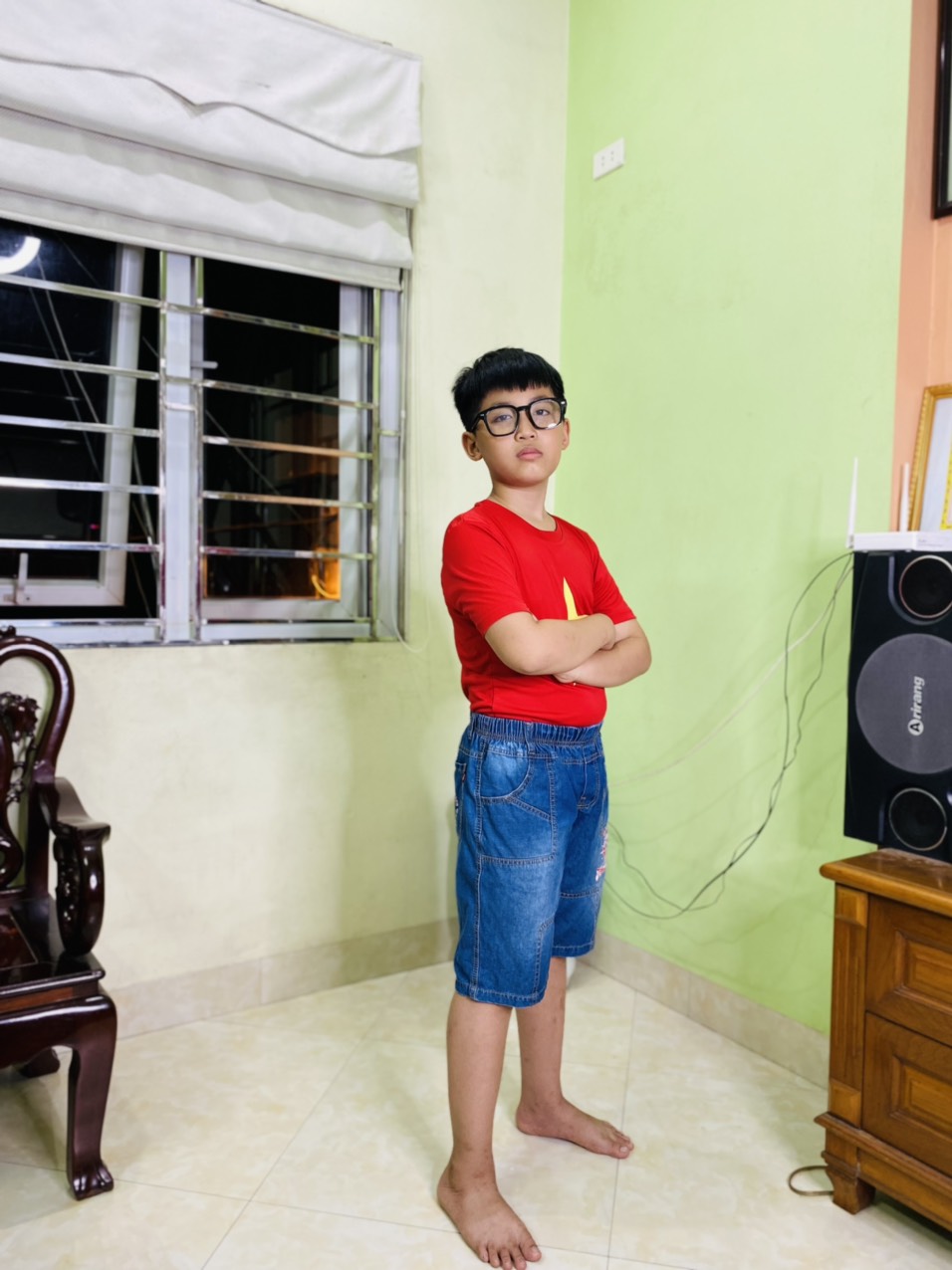 Áo Thun Cờ Đỏ Sao Vàng Việt Nam Cao Cấp - Size Trẻ Em và Người Lớn