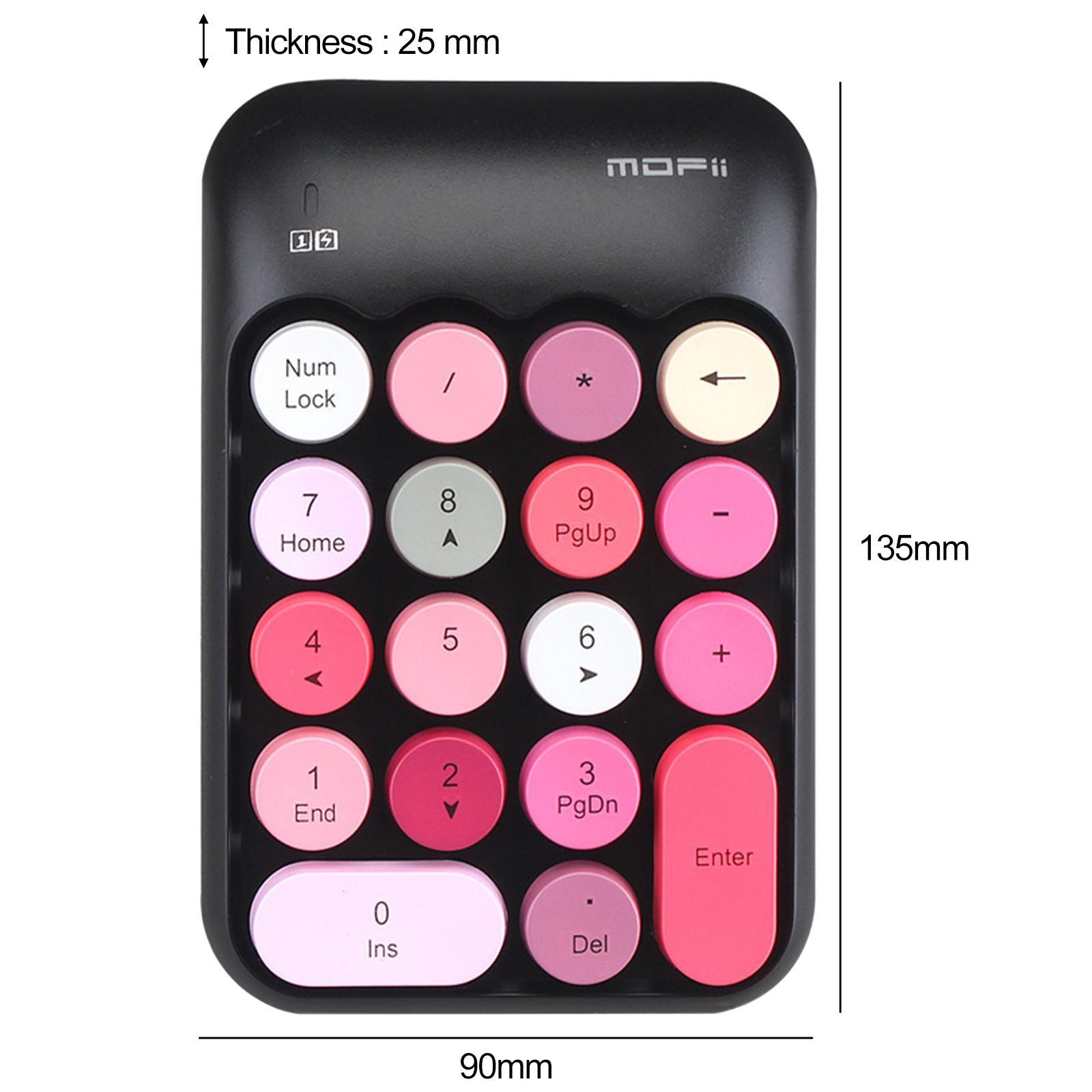 Portable Numeric Keypad 18 Keys Number Keyboard for Notebook