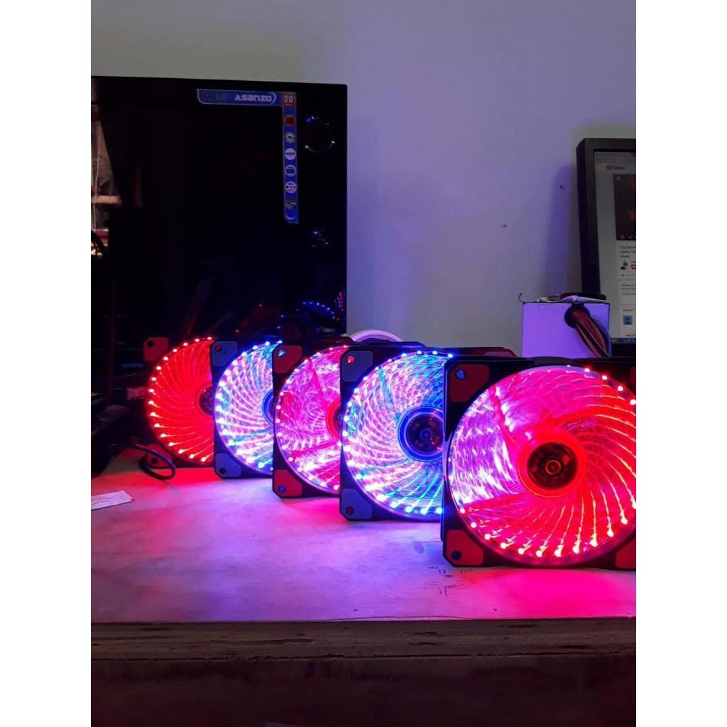 Fan case LED 12 cm Cao Cấp. Fan tản nhiệt. trang trí cho case máy tính, pc gaming