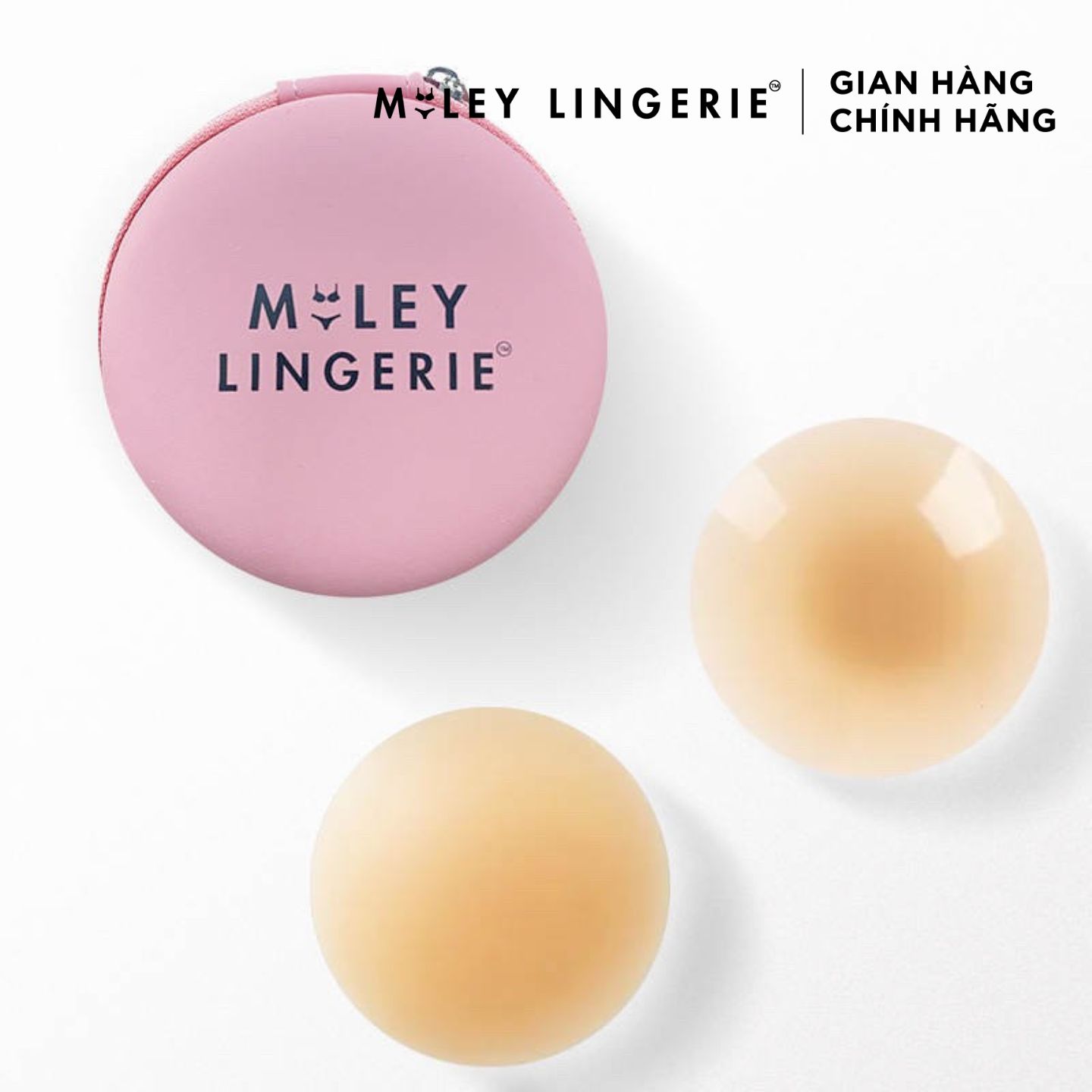 [QUÀ TẶNG 35K] Cặp Miếng Dán Ngực Cho Nữ Matte Silicon Cao Cấp Tái Sử Dụng Nhiều Lần Miley Lingerie