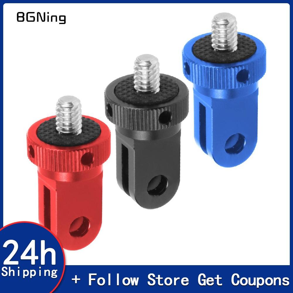 Nâng cấp thép không gỉ 1/4 vít mini mini bộ chuyển đổi gắn kết cho GoPro Hero 12 11 10 Insta360 x3 One x2 cho camera hành động OSMO