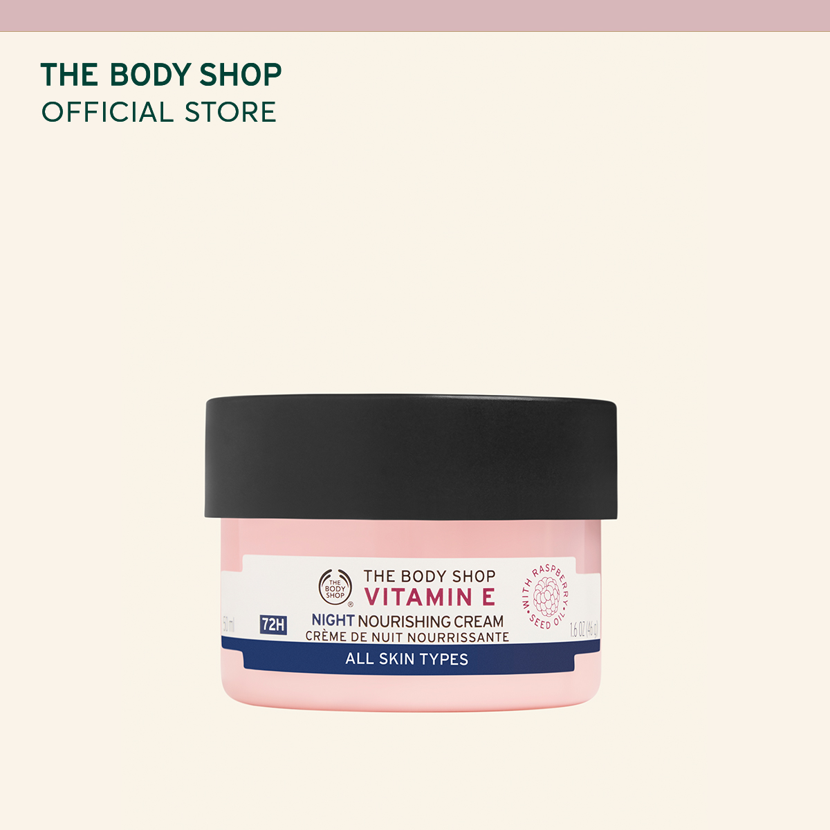 Kem Dưỡng Ẩm Ban Đêm The Body Shop Vitamin E 50ml