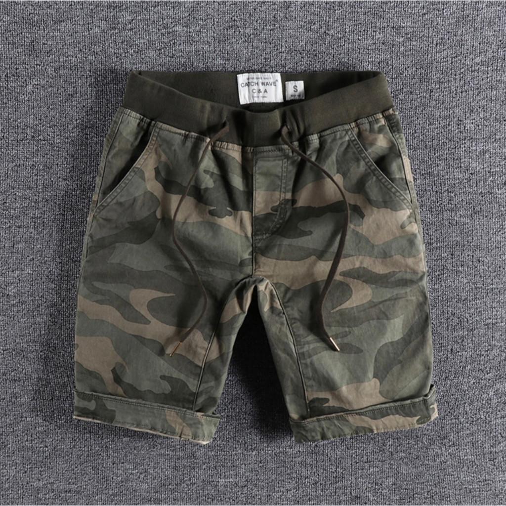 Quần short lưng thun CHYAF_dã ngoại_chiến thuật