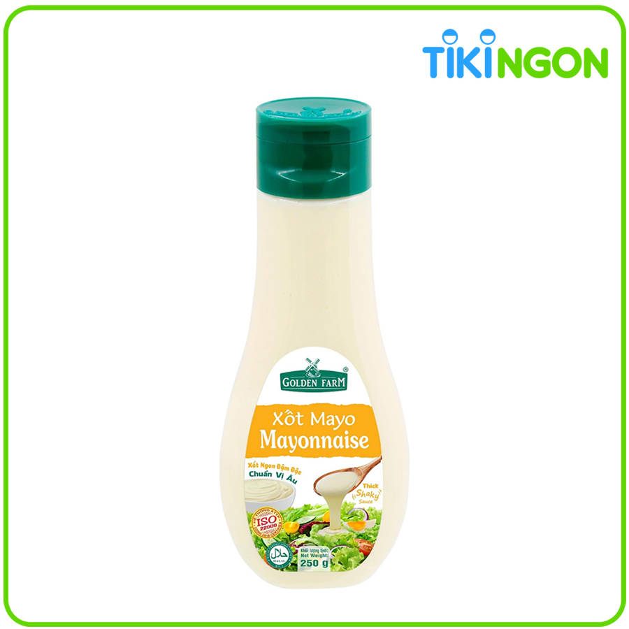 Sốt Trứng Gà Tươi Mayonnaise Golden Farm (250ml)