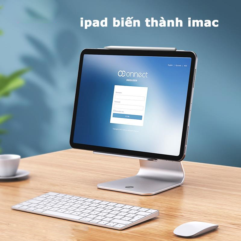 Giá Đỡ Để Bàn Cho Ipad Điện Thoại Di Động, Máy Tính Bảng Hợp Kim Nhôm Nguyên Khối Cao Cấp Có Thể Thay Đổi Góc Nghiêng