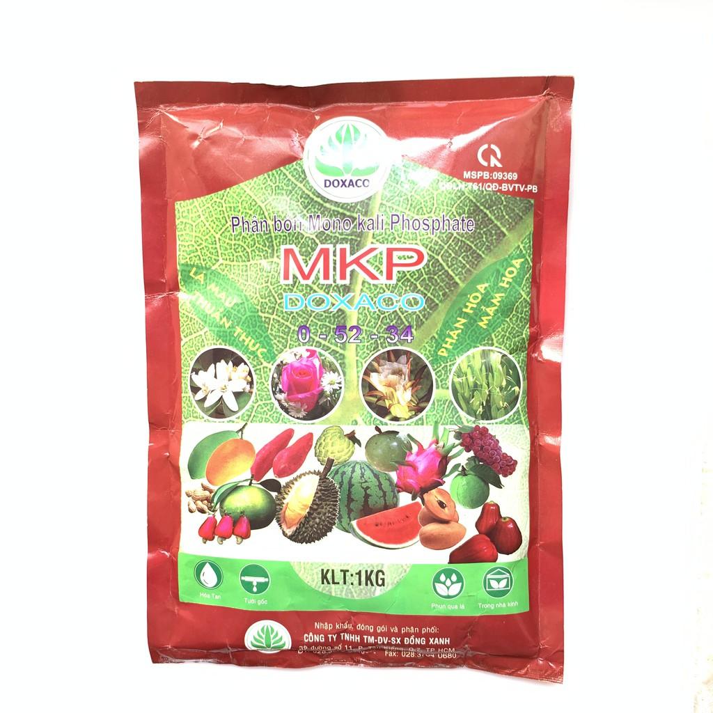 Phân bón MKP từ Israel 0-52-34 gói 1kg Mono Kali Phosphate, hạ phèn cực mạnh