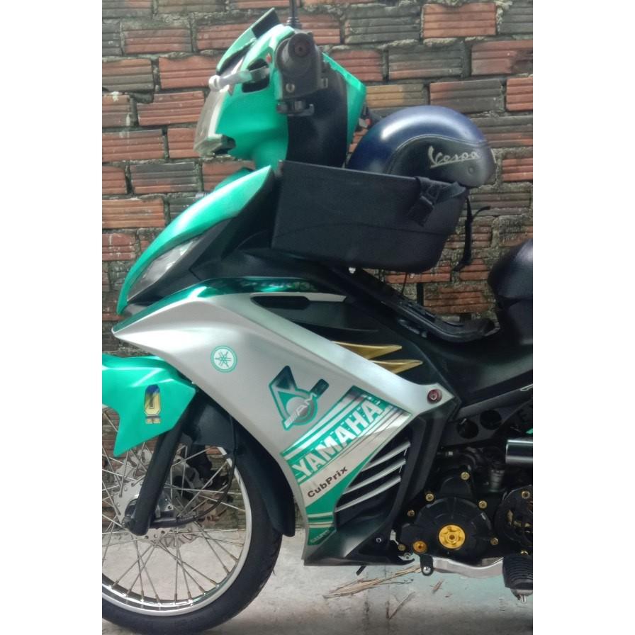 Tem exciter 135 lc trắng xanh crom