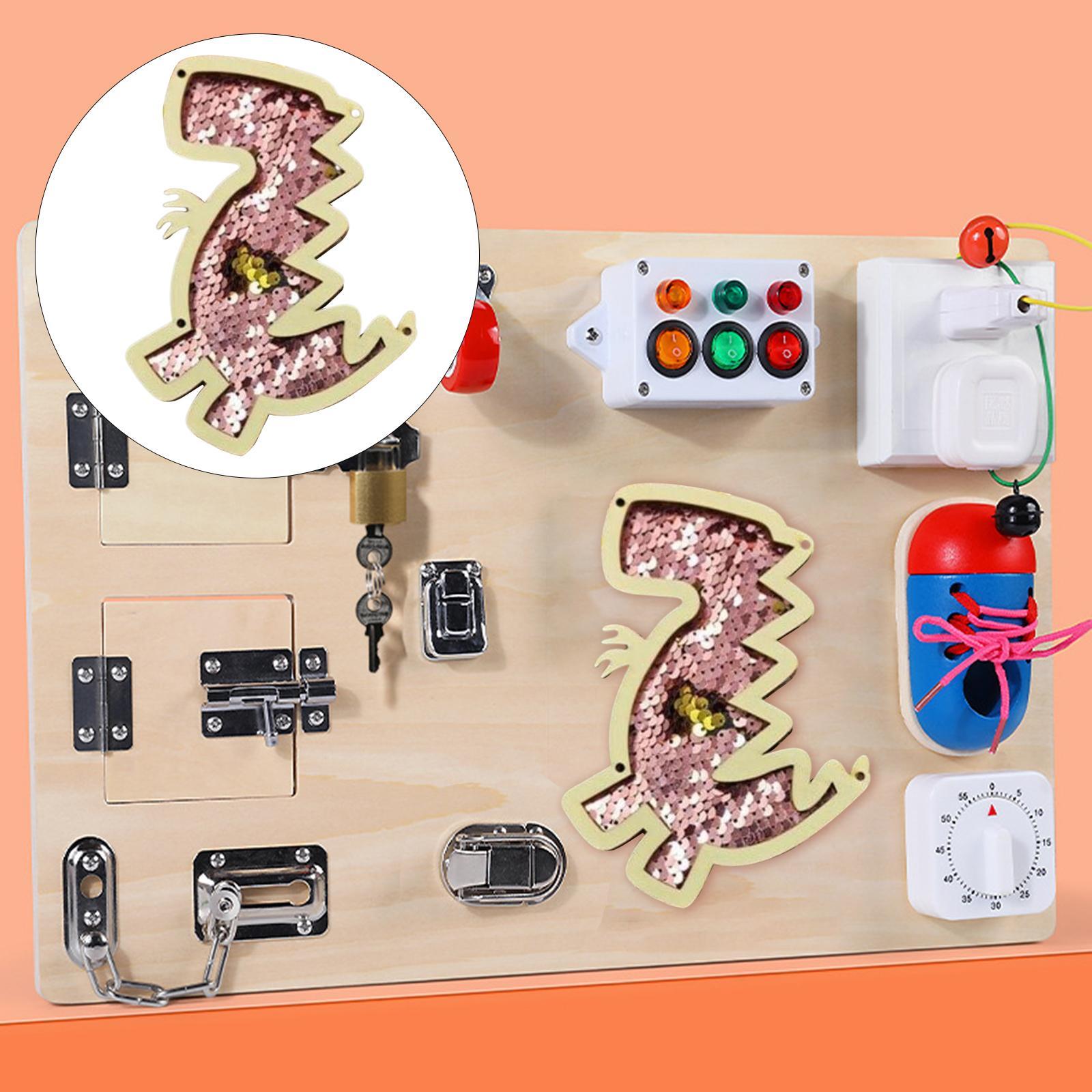 Montessori Sensory Board Toy DIY Accessories for Learning Activities Nursery