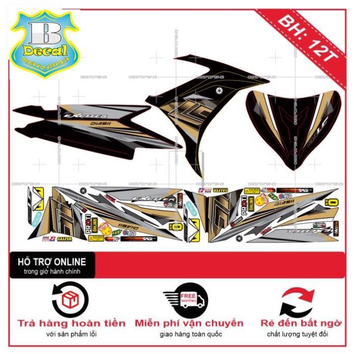 Tem rời dành cho EX 2011 LC VÀNG ĐỒNG