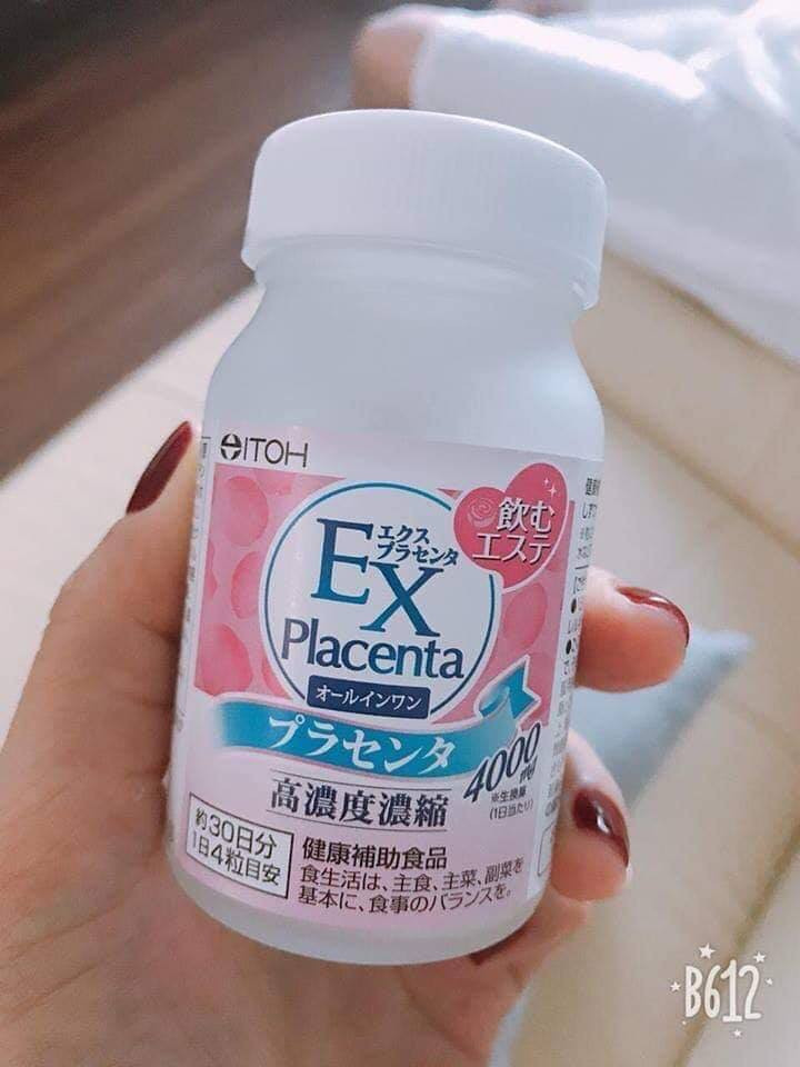 Thực phẩm bảo vệ sức khỏe EX PLACENTA - Cải thiện làn da 120 viên Số 1 Nhật Bản