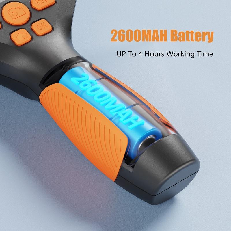2.8'' IPS Screen Handheld Endoscope Camera Probe HD1080P Pipe Inspection Industrial Borescope Take Photo Record Video Waterproof