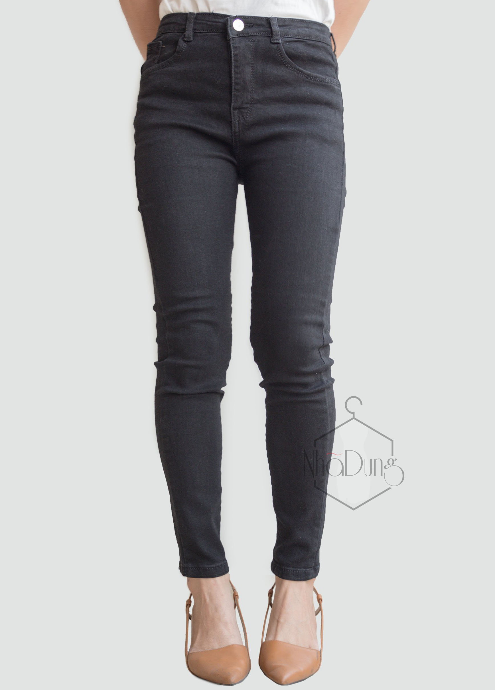 [Ảnh Thật] Quần Jean Nữ Ôm Dáng Lưng Cao, Chất Jean Co Giãn Chuẩn Xịn Dưới 57kg Dành Cho Mọi Lứa Tuổi