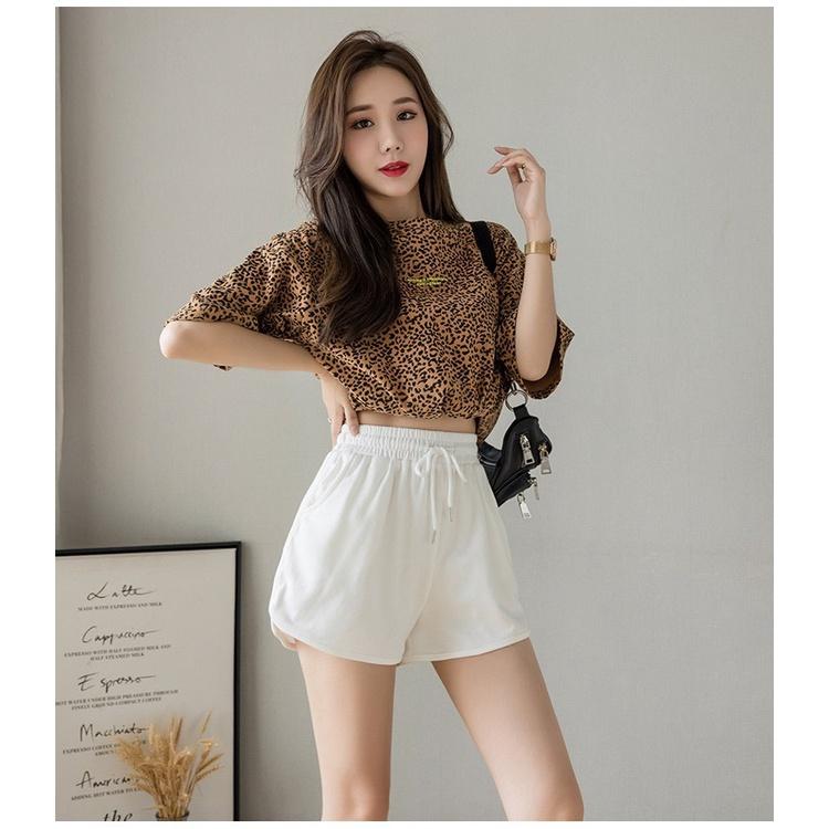 Quần đui lưng thun bigsize nữ giá rẻ có dây cột mặc thoải mái BIGSIZE CÔ NHỎ - Q7 - Trắng