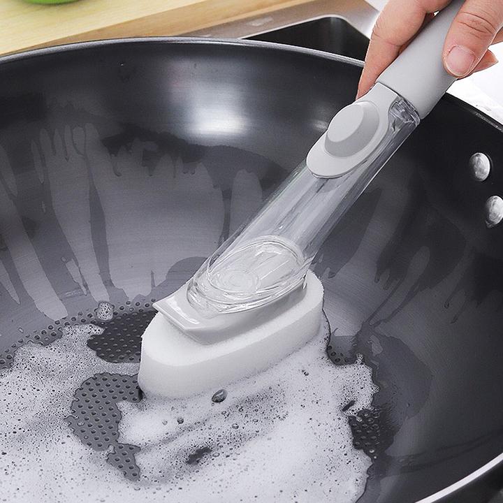 Cọ Rửa Bát Có Tay Cầm Có Khay Đựng Dầu Rửa Bát Tiện Dụng - Ctkd - CH Hương Thị Miễn Phí Vận Chuyển