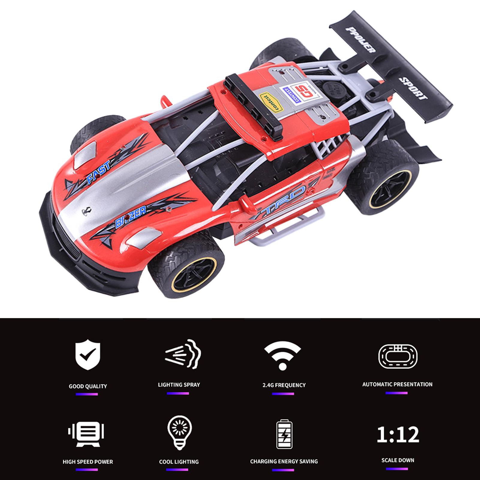 Xe Điều khiển từ xa RC Spray Car 2.4GHz với đèn LED Nhạc nhẹ