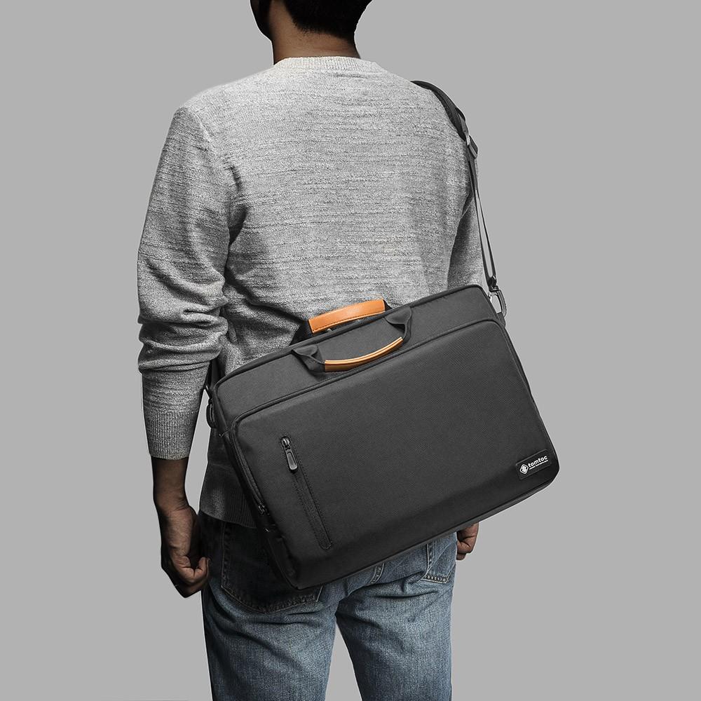 Túi xách Tomtoc Briefcase cho Macbook/ Ultrabook/Laptop/13/13.3/15/16 inch Gray - Hàng chính hãng