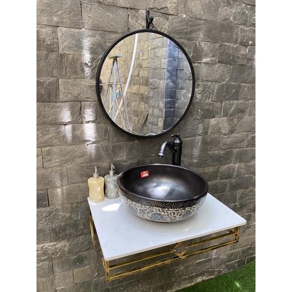 Chậu rửa mặt/chậu cổ điển/lavabo mỹ thuật EV-CĐ03