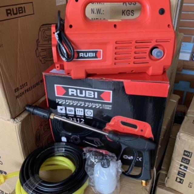 Máy rửa xe Rubi áp lực cao 2300w tặng bình xịt bọt tuyết siêu chất lượng