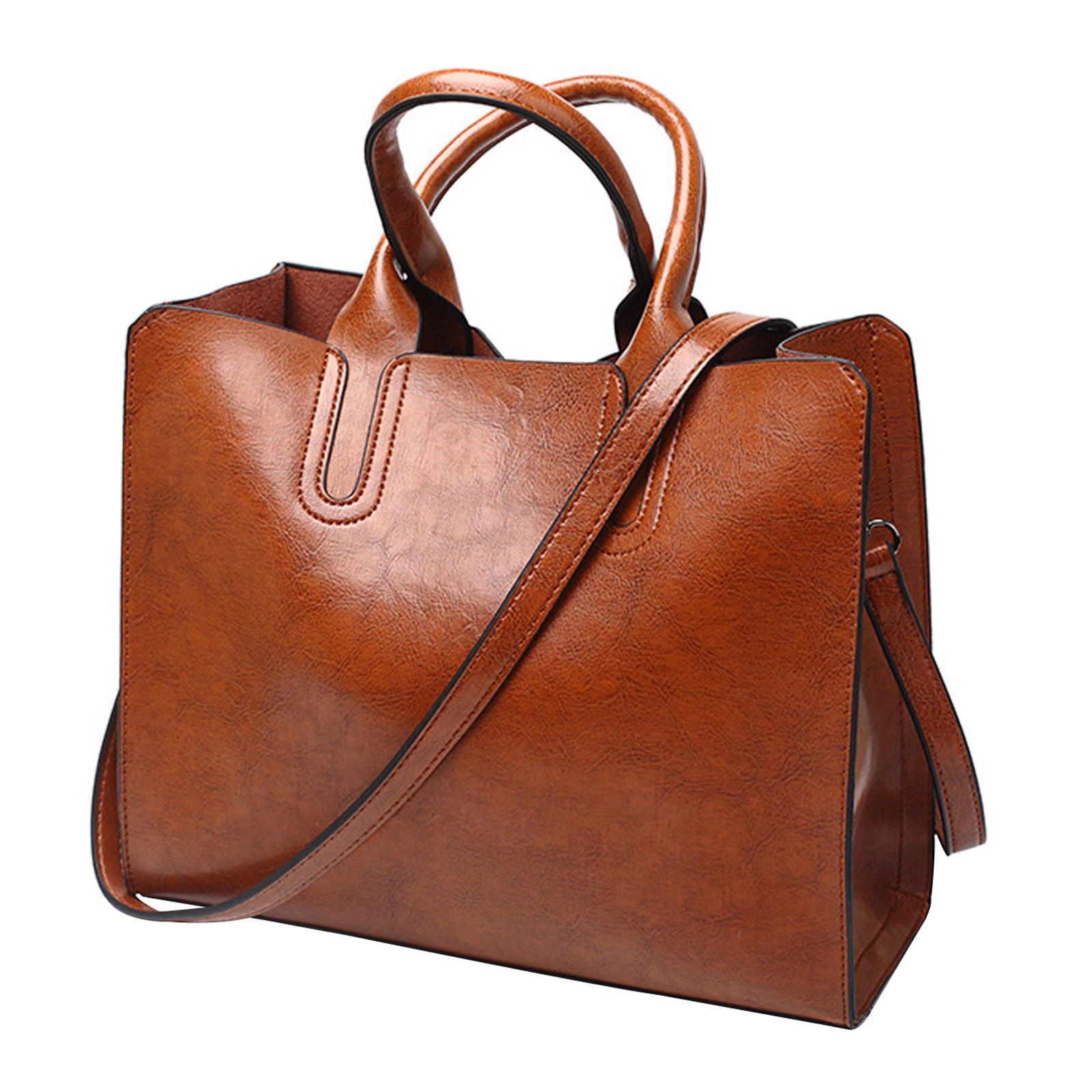 Fashion Womens Leather Handbag Top Handle Tote Satchel Shopping Bags for Holiday Casual
