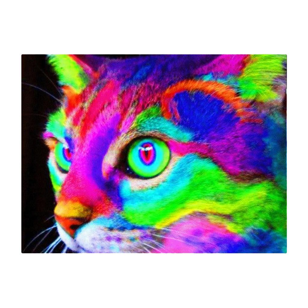 DIY 5D Diamond Embroidery Painting Animals Cross Stitch Kit Home Decoration