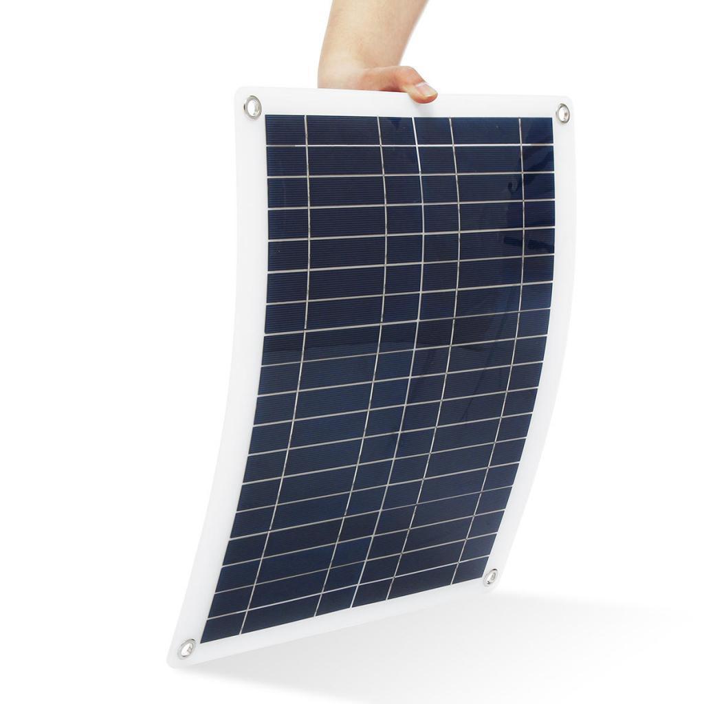 25W Solar Panel Kit 10A Solar Charge Controller with Connection Cable Kits