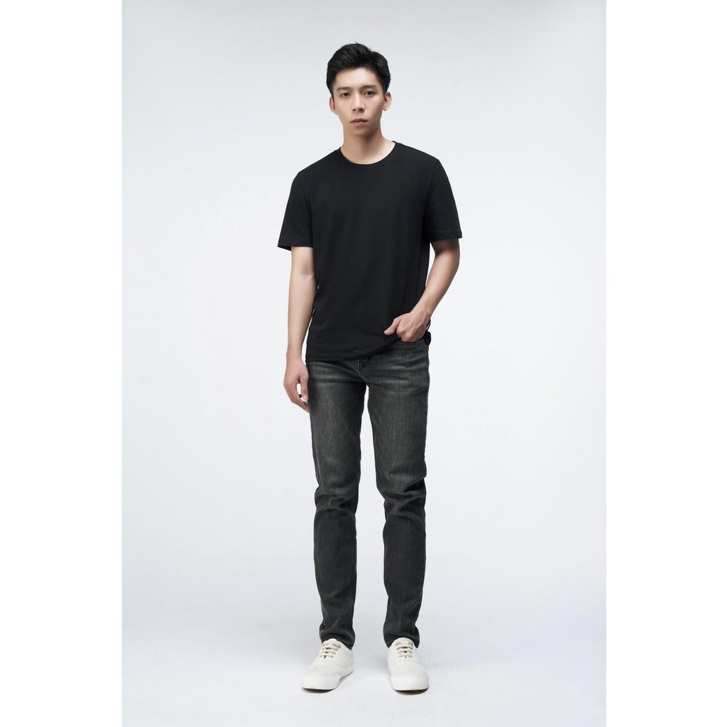 Quần jeans nam cao cấp màu xám đậm form slim fit - DARK GREY 10S21DPA006CR1 | LASTORE MENSWEAR