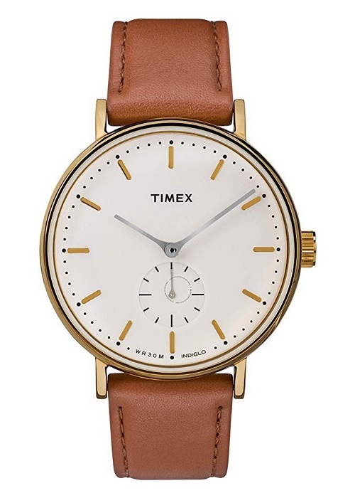 Đồng hồ Nam dây da Timex Fairfield Sub-Second 41mm - TW2R37900