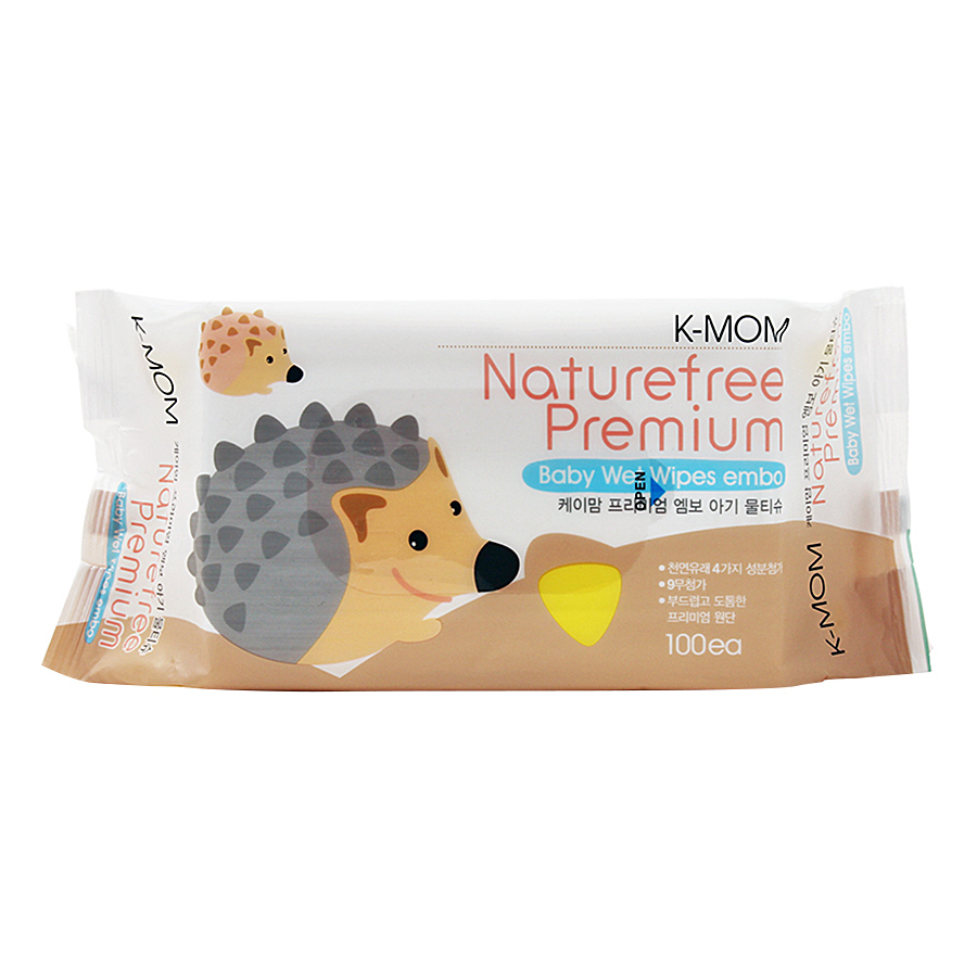 Khăn Ướt K-mom KM13038 Vân Nổi - Mẫu Ngẫu Nhiên