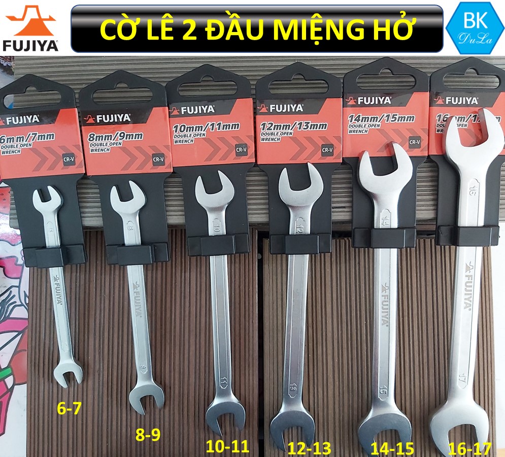 Cờ lê hai đầu miệng hở 10x11mm Fujiya Công nghệ Nhật Bản ADS-1011 Genuine Thép CR-V