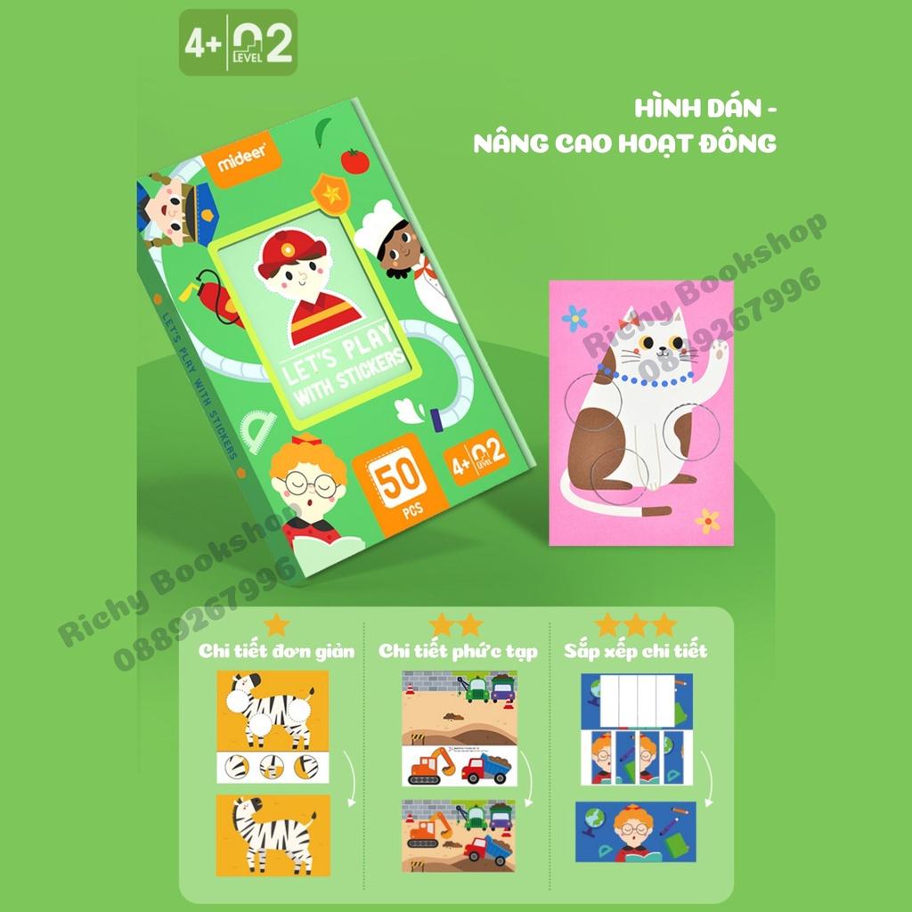 Đồ Chơi Cắt Dán Thủ Công - Mideer Let's Play With Stickers Cho Bé Phát Triển Trí Tuệ