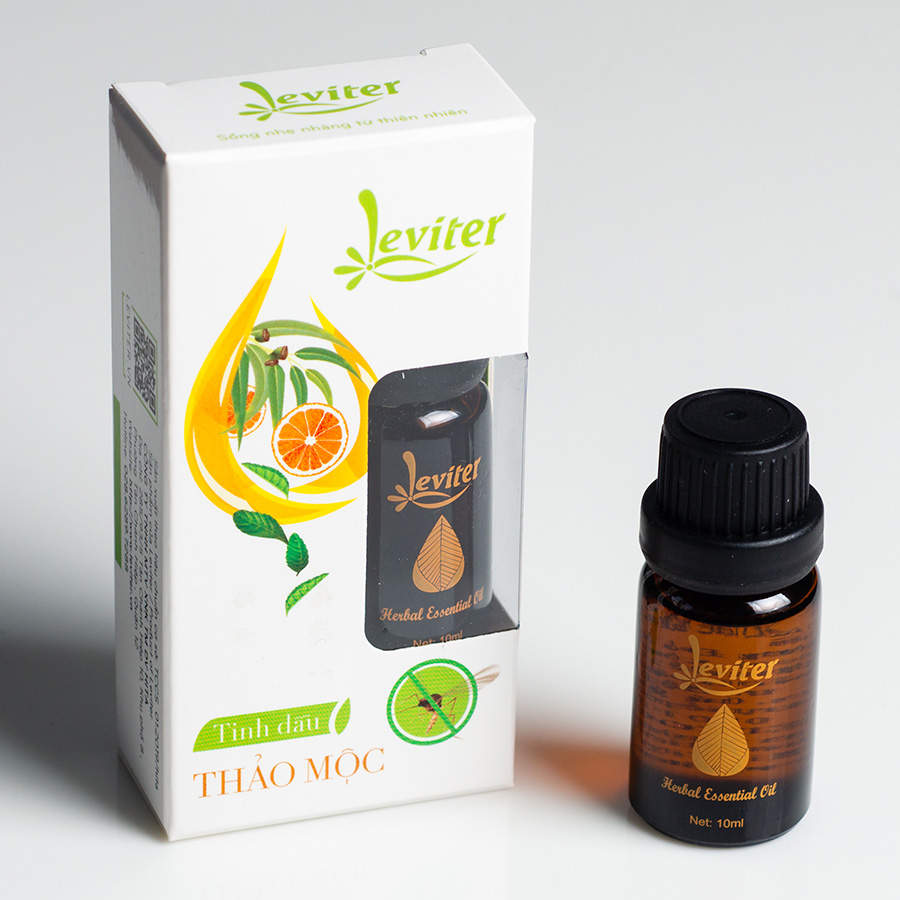 Tinh Dầu Thảo Mộc Leviter Đuổi Muỗi &amp; Kháng khuẩn 10ml