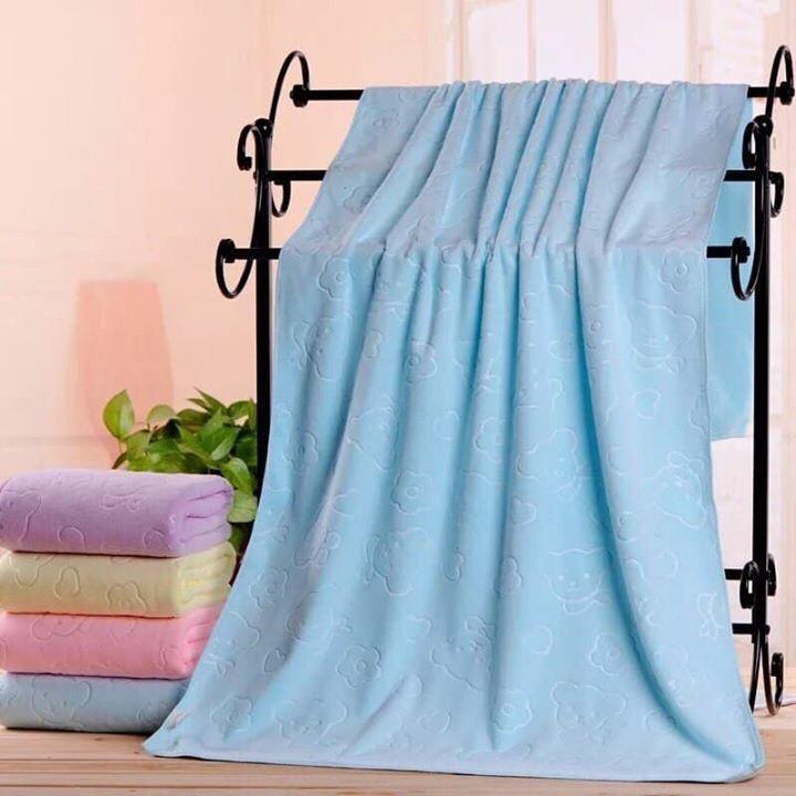 Combo 5 khăn tắm họa tiết cotton xuất Nhật 70cm x 140cm