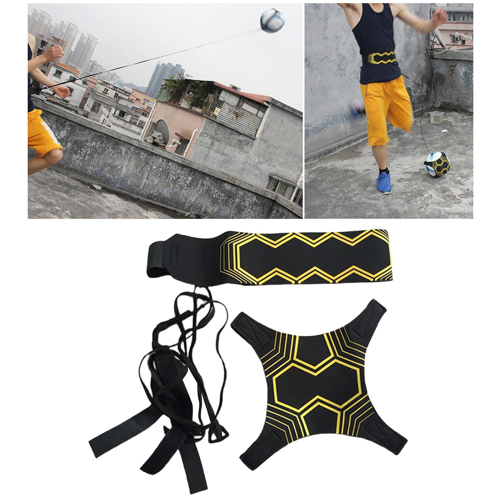 Football Kick Trainer Soccer Child Training Practice Adjustable Waist Belt