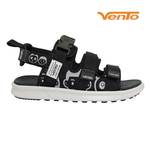 Giày Sandal Vento Nữ NB80 Màu Đen Họa Tiết Streetstyle