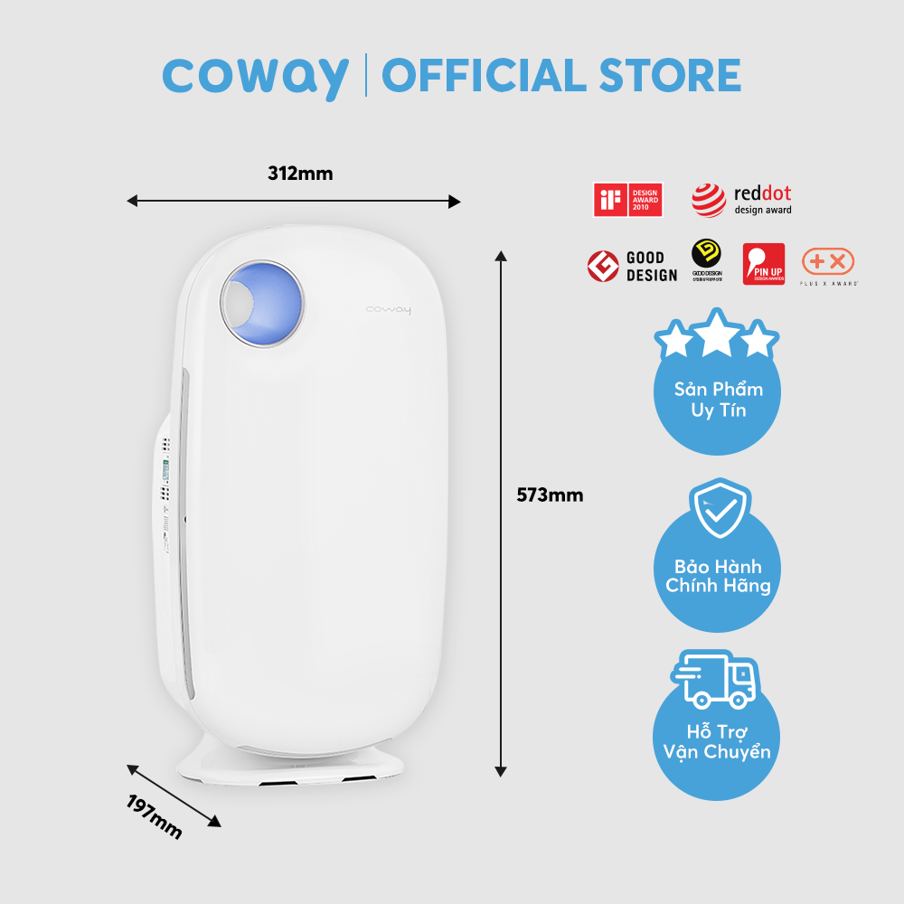 Máy lọc không khí Coway Aires AP-1009CH - Hàng chính hãng