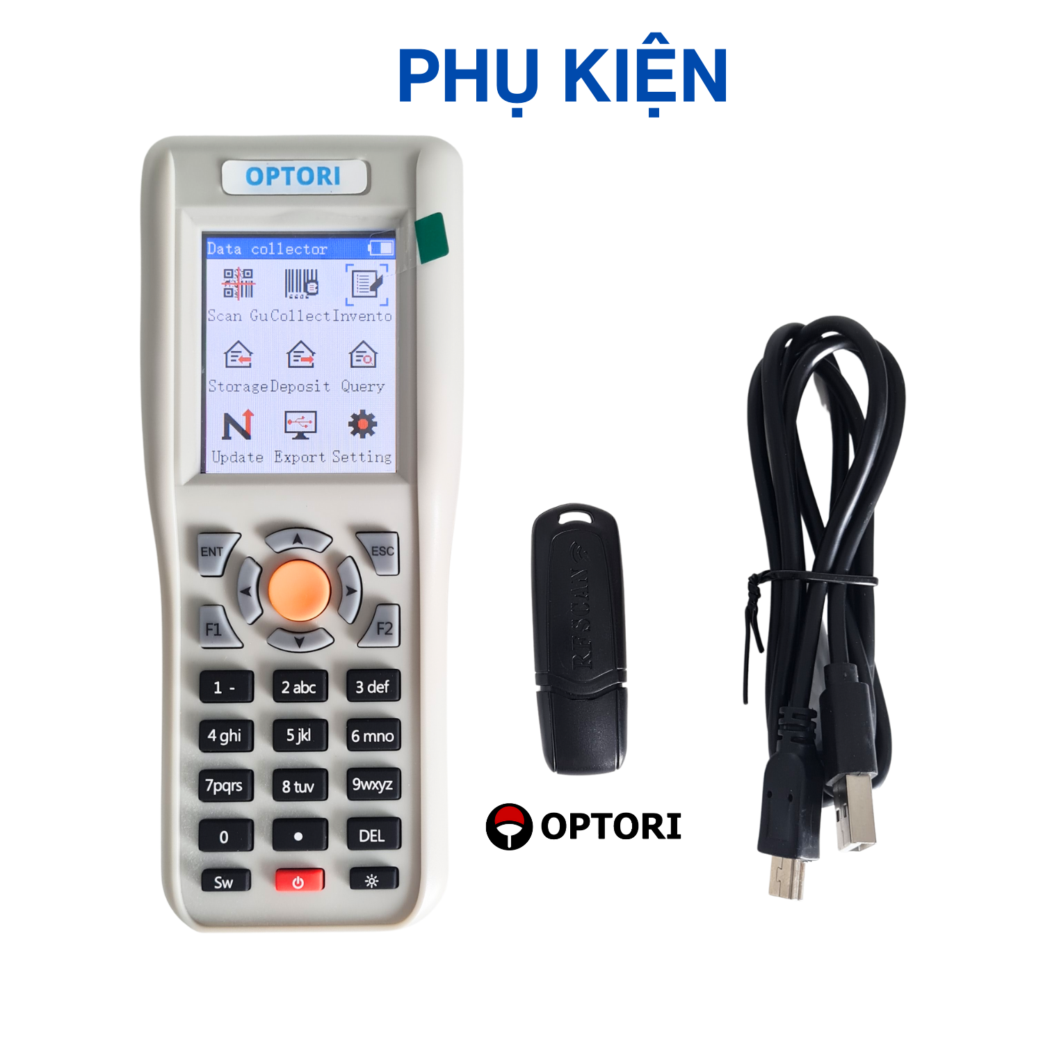 Máy quét mã vạch PDA – Máy kiểm kho PDA – Máy PDA OPTORI OP87 (Hàng chính hãng)