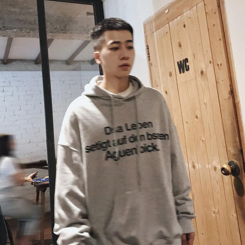 Áo Hoodie nam from rộng mũ siêu to in hình theo yêu cầu phong cách Hàn Quốc